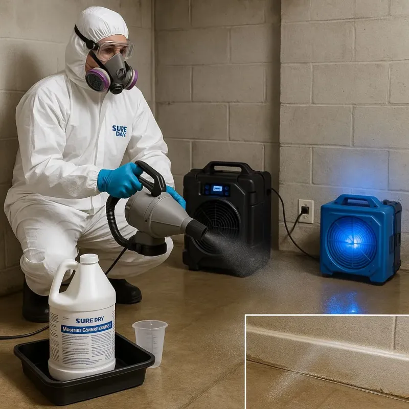 Sanitization and Odor Removal process in Arlington Heights, PA